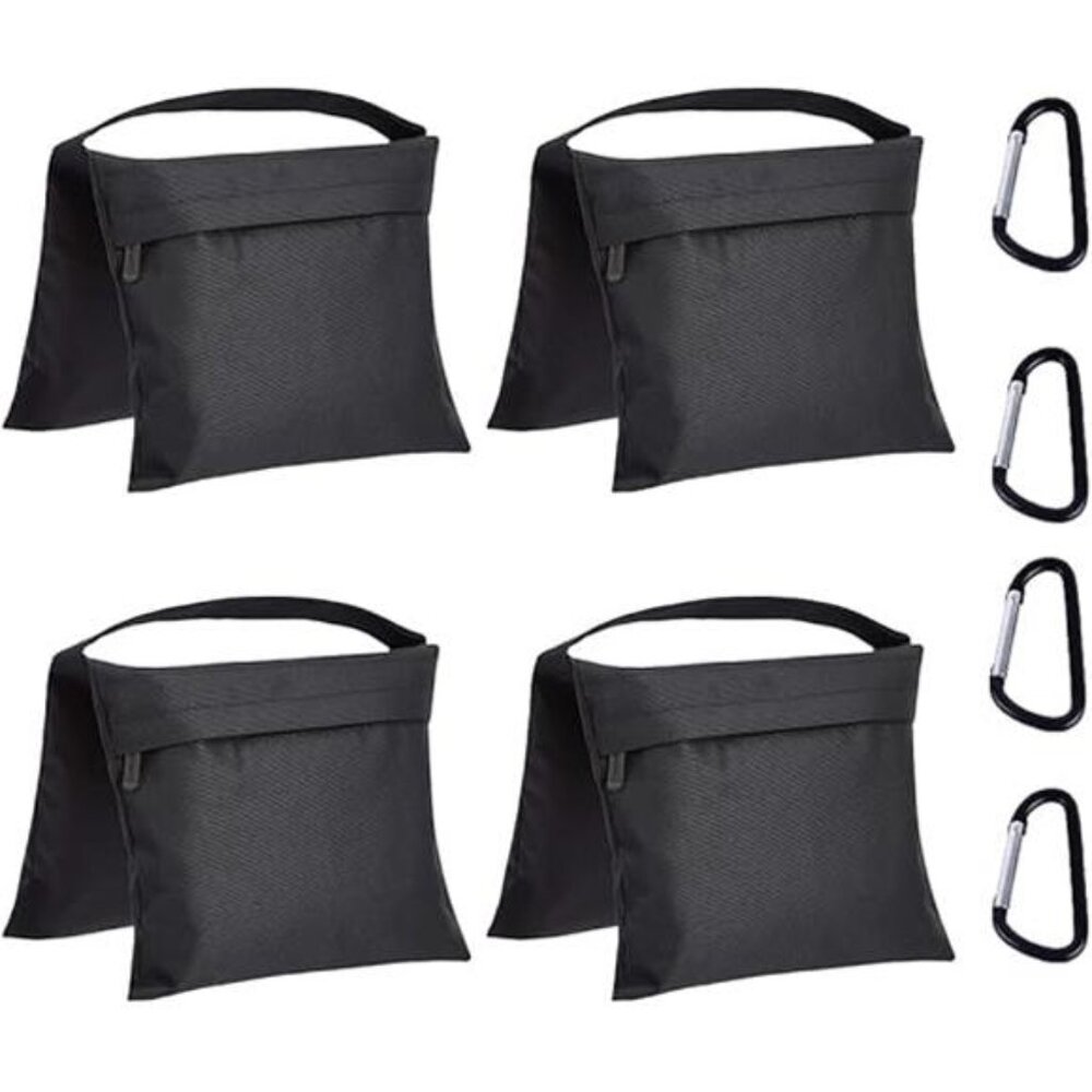 Basics Photographic Empty Sandbag for Light Stands, 4-Pack, Black - Picture 14 of 16